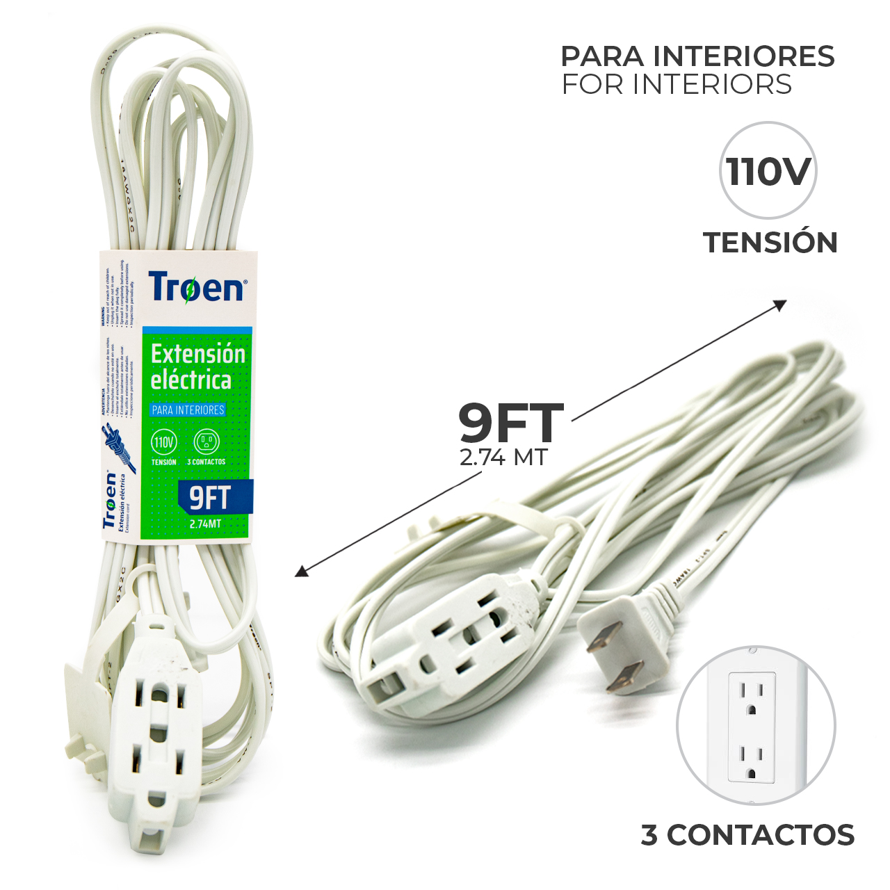 12247-troen-9ft-light-duty-extension-cord-7a136-f0601-9ft-0